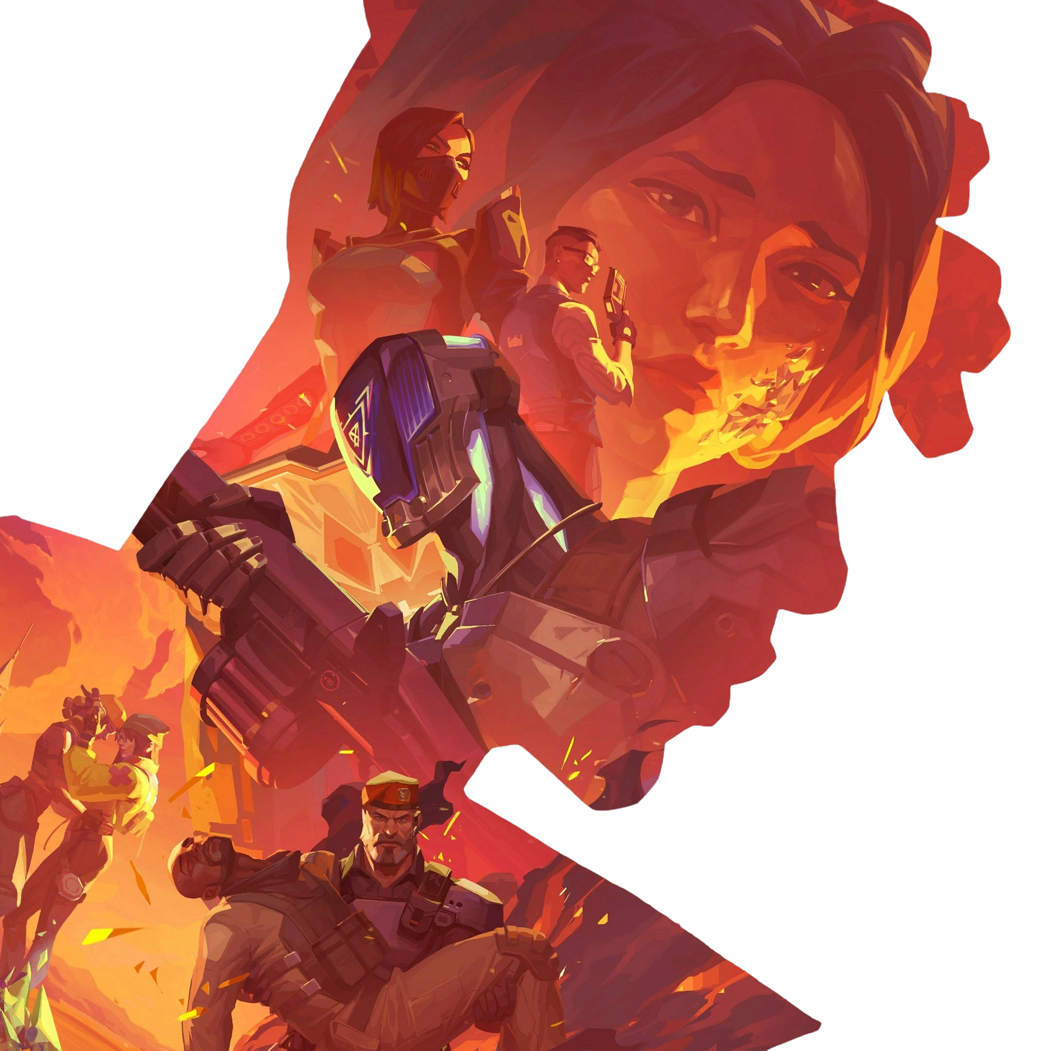 Valorant agents artwork
